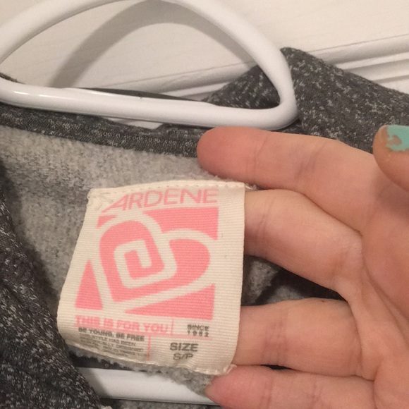 Winter hoodie. Ardene. Size US S. Grey. Used, good condition. Smoke free. - Picture 2 of 6